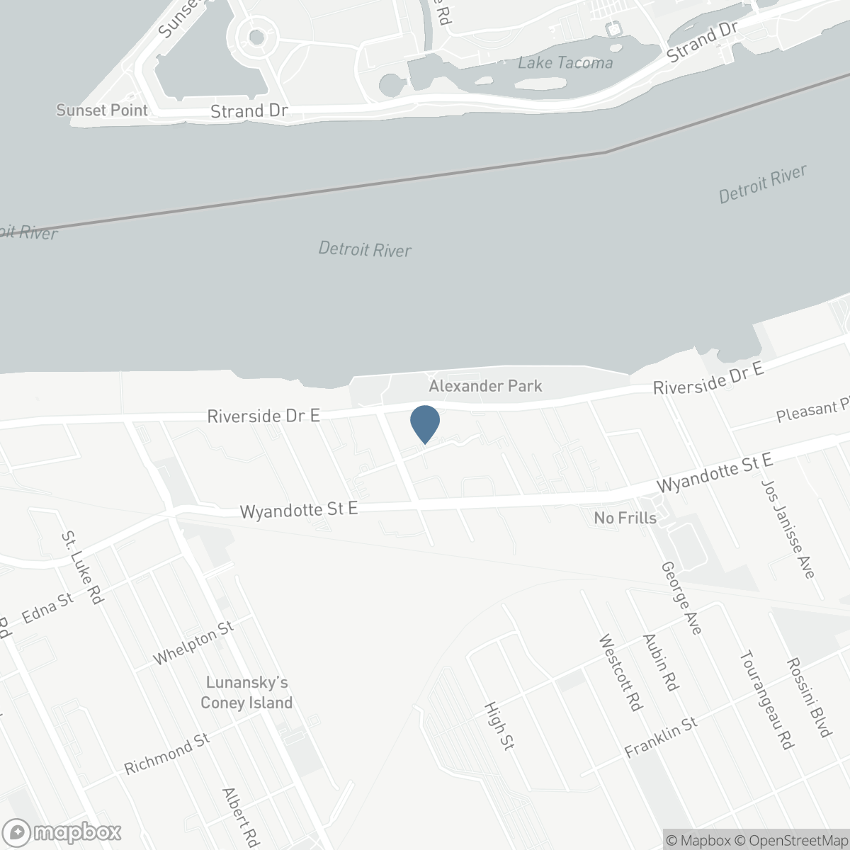 3601 RIVERSIDE DRIVE East Unit# 906, Windsor, Ontario N8Y 4Y2
